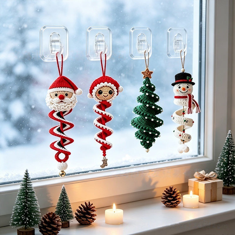 Christmas Crochet Ornament Four-Piece Set Secondary image