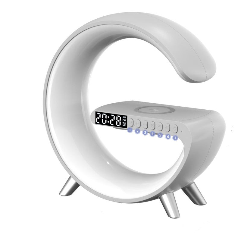 New Intelligent G Shaped LED Lamp Bluetooth Speake Wireless Charger Atmosphere Lamp App Control For Bedroom Home Decor Secondary image