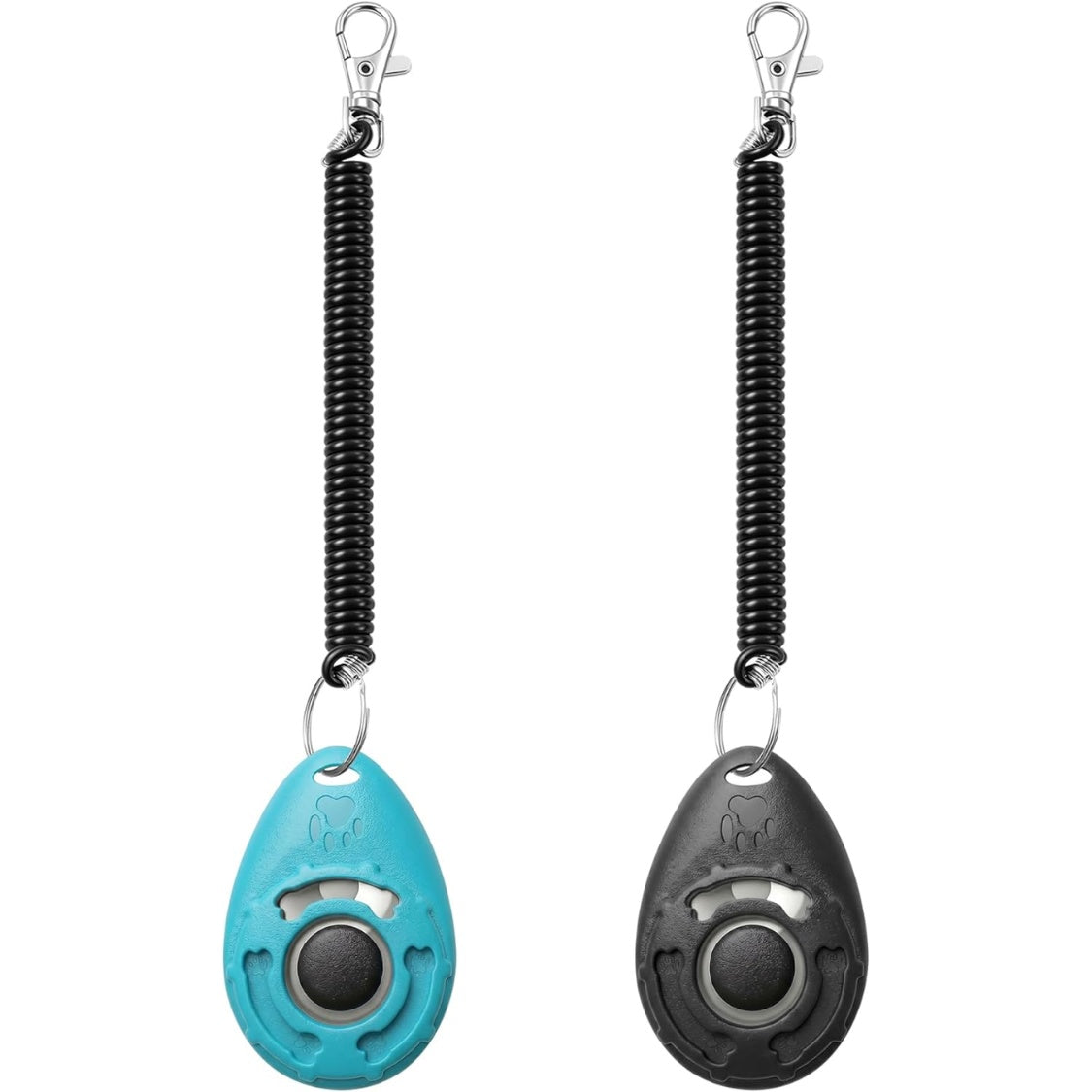 Dog Training Clicker With Sring Wrist And Keyring Pet Dog Training Clickers For Puppy, Cat Secondary image