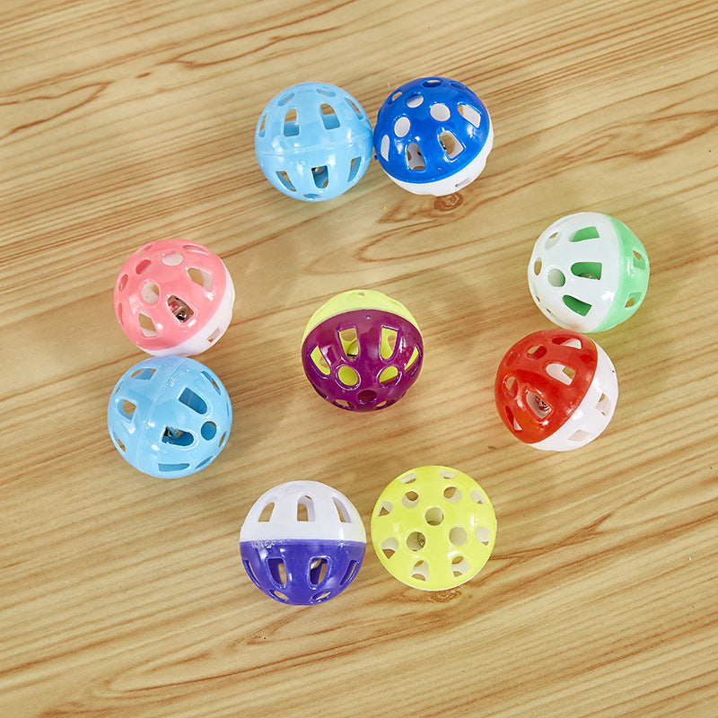 Pet Cat Toy Hollow Out Plastic Bell Interactive Sounding Supplies Secondary image