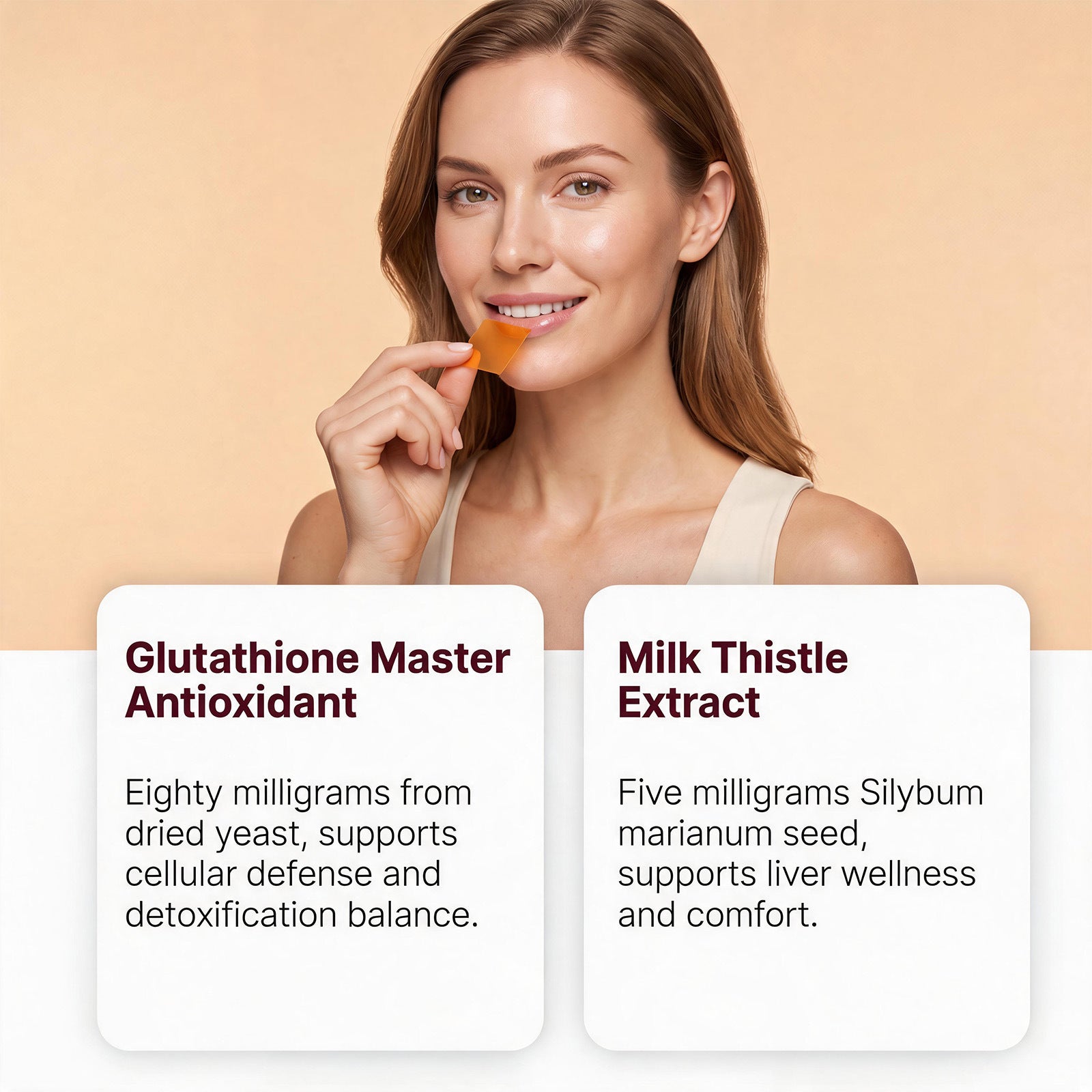 Glutathione Oral Tablets A Gentle Everyday Formula With Plant-Based Herbs Secondary image