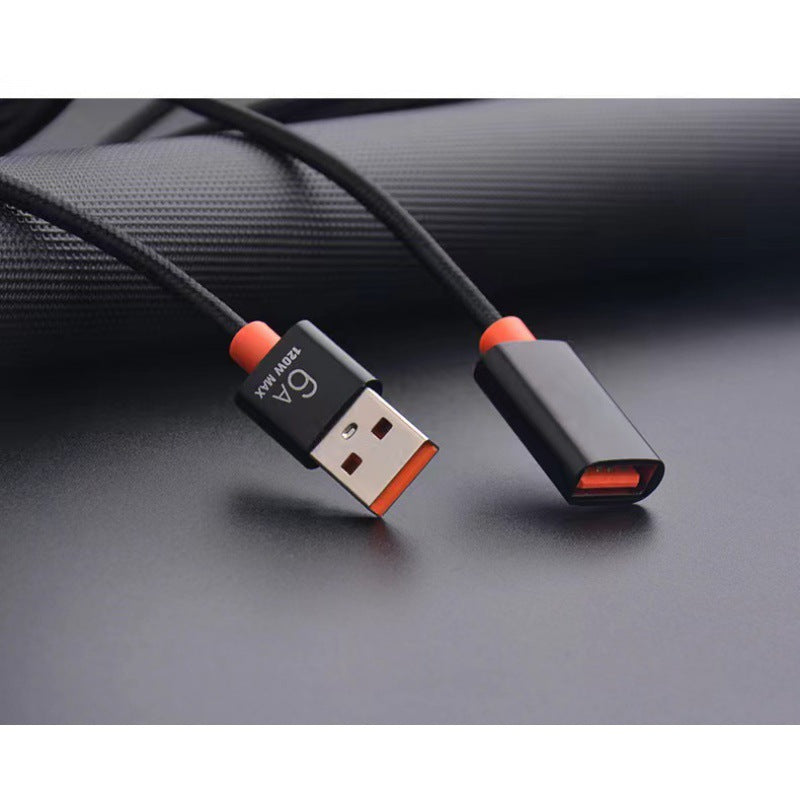 USB Male To Female Extension Cable, High Speed Data Transfer Extender Cord For Laptop, Desktop, TV And Car Devices Secondary image