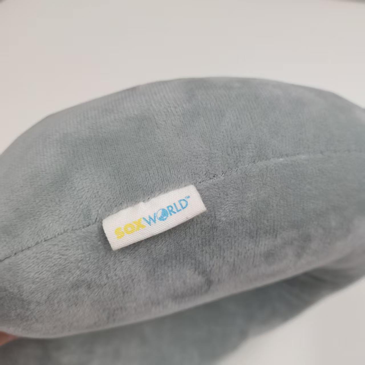 Cartoon Grey Raccoon UShaped Neck Pillow Secondary image
