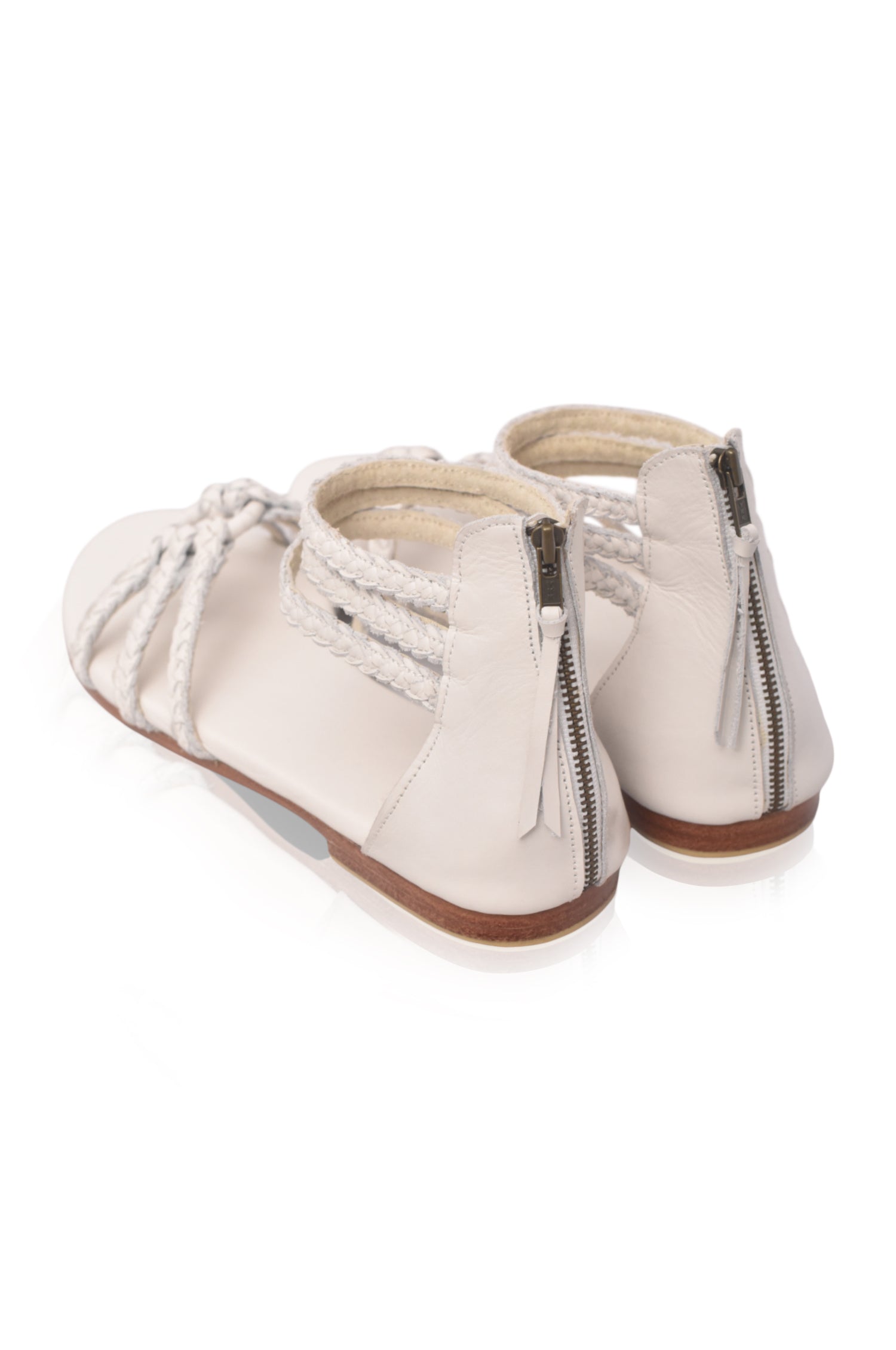 All Aboard Braided Leather Sandals Main image