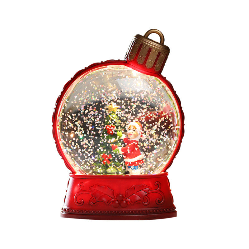 Christmas Holiday Decorations Luminous Simulation Flat Light LED Decoration Scene Layout Flame Light Home Decor Secondary image